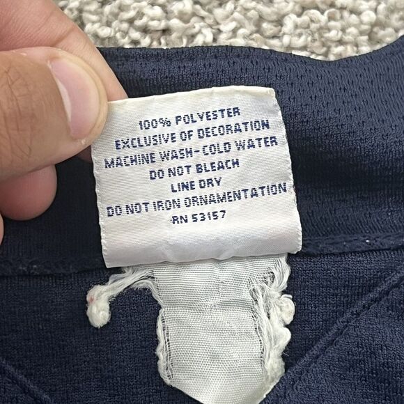 Vintage Seattle Mariners Majestic Jersey Mens Medium‎ Large Blue 90s Streetwear - Picture 8 of 11